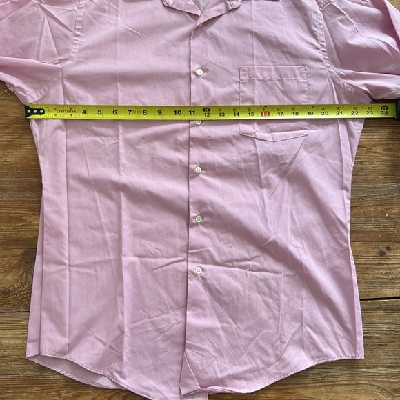 Van Heusen Poplin Collared Long Sleeve Dress Shirt Men’s‎ 16.5 (34) Pink NWOT - Picture 11 of 12